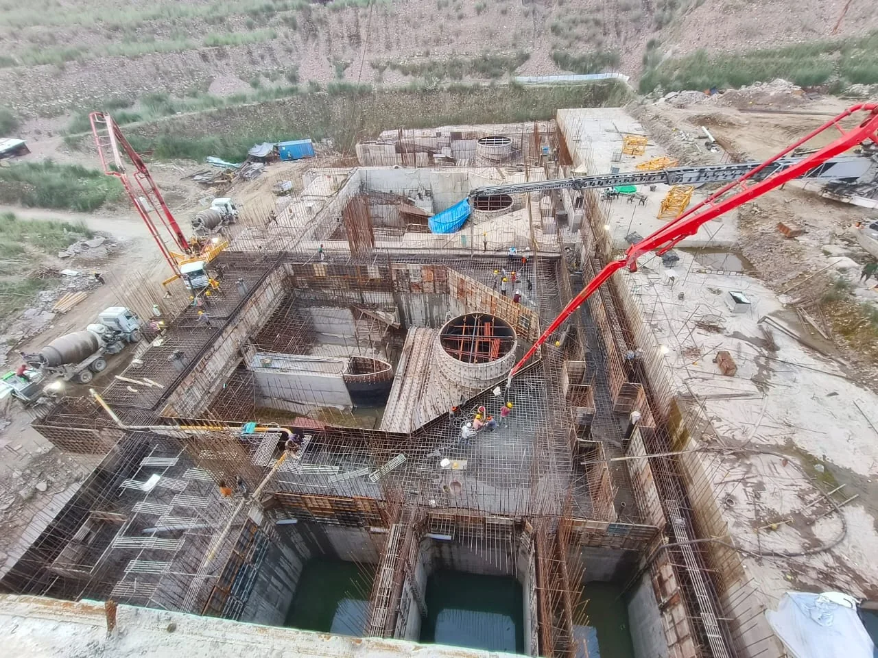 Proposed 206 MW hydro project under construction at Pathankot